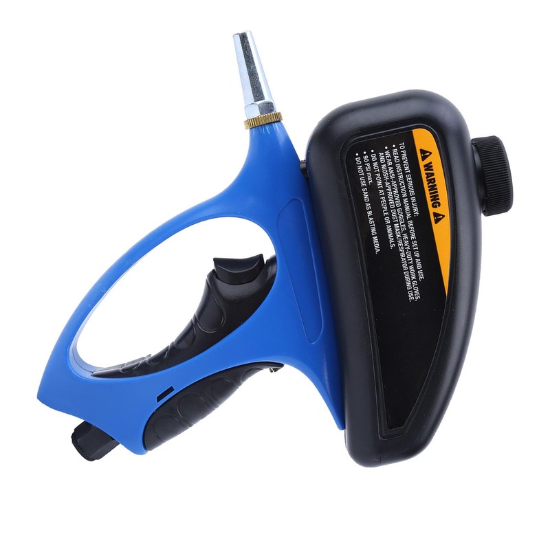 Handheld Sand Blaster, Rust Removal 90PSI Gravity Pneumatic Sand Blasting