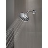 Delta Faucet 52669-BL 5-Setting H2OKinetic Trad Raincan Shower Head, Matte