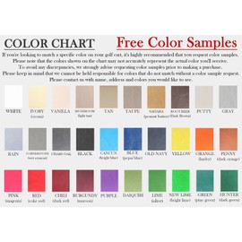 Up To Par Covers E-Z-GO Marathon "STAPLE ON " Golf Cart Seat Cover With Matching Rear Seat Cover