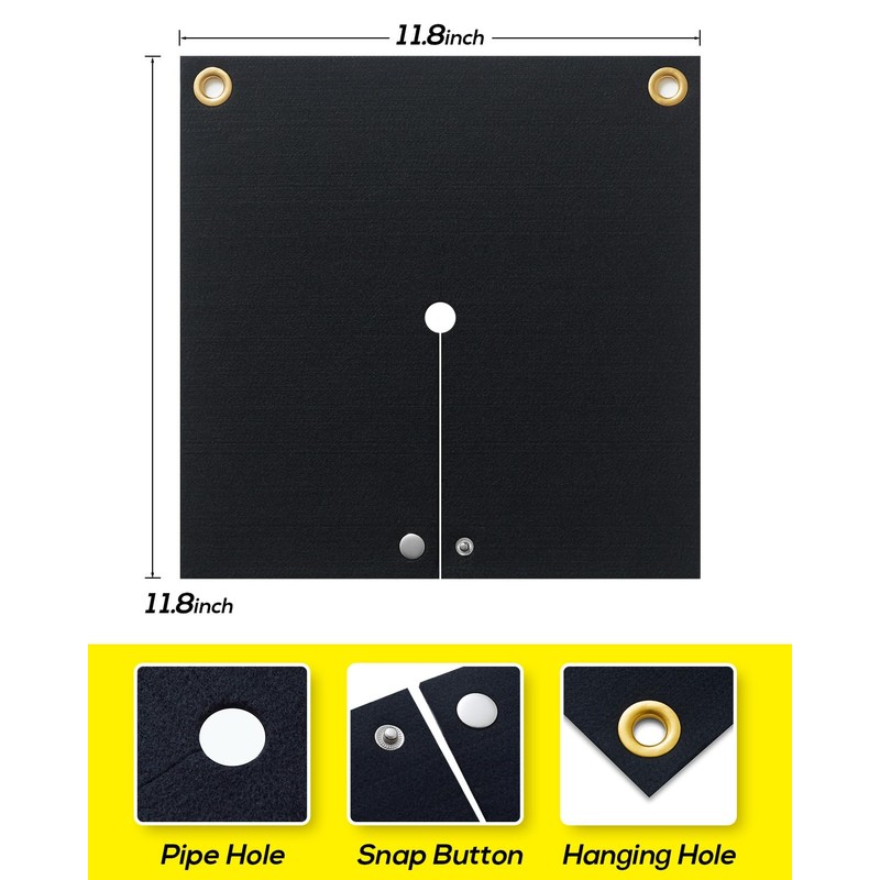 Welding Blanket Fireproof, 12 * 12inch Soldering Heat Shield Mat