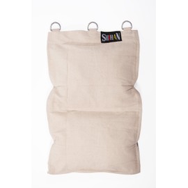 XTRAFITNESS SAND WALL BAG Wing Chun WALL STRIKE BAG Canvas Wall Bag 2 Section - White