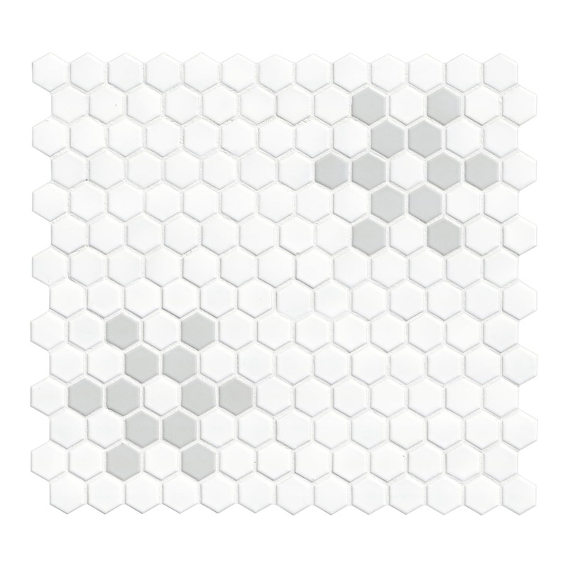 MSI White & Gray 12 in. x 12 in. Mod