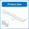 3 Inch White Wire Shelf Corner Support Bracket Replacement for