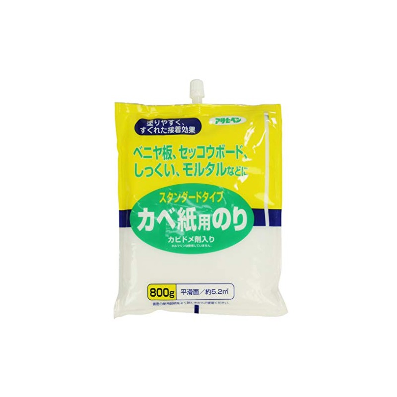 Asahipen Wallpaper Glue for Wallpaper, Standard Type, 28.6 oz (800