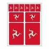 Flag Sticker Isle of Man Set of 10 Car Sticker