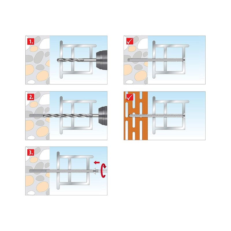 TOX 091601431 Window Pro SK Frame Screw Made of Case-Hardened