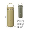 CBJAPAN SANTECO Water Bottle, Beige, 16.9 fl oz (500 ml),