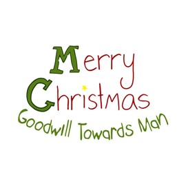 CafePress Green and Red Print Merry Christmas Saying Keepsak Memory Keepsake Jewelry Box, 5"x5"x3.75"