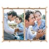 Lawrence Frames Metal Frame, Branch Design, Gold, 4x6 Double