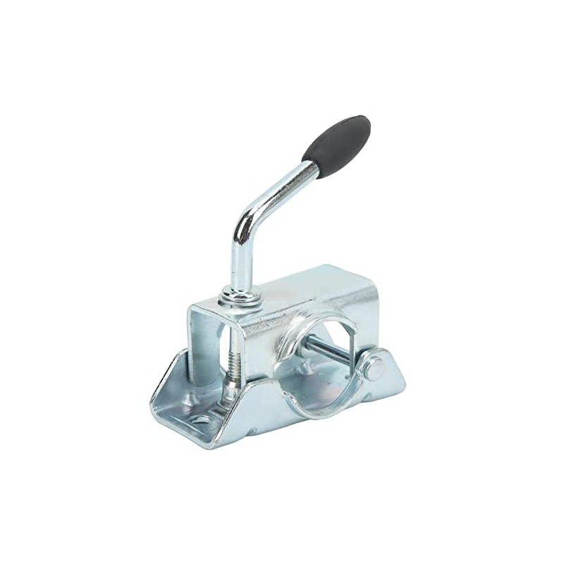 Depisuta Trailer Jack Wheel Split Clamp, Galvanized Iron Trailer Jack