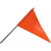 MR Par De Banderínes Rígido Naranja Tractocamión Banderola