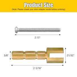Stem Adapter Replacement for 970-0770 Plumbing Shower Handle Stem Extension Tub and Faucet Accessories Valve Extender Trim Repair Kit