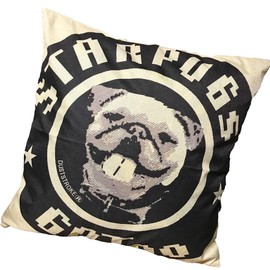 DUSTSTROKE Dust Stroke, 17.7 x 18.1 inches (45 x 46 cm), Pug Goods, Cushion Cover, Stylish, Interior Decoration, Miscellaneous Goods