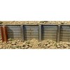 Flexible Timber Retaining Wall -- Large for HO, S &