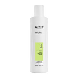 Nioxin System 2 - Hair Thickening System For Natural Hair with Progressed Thinning - Biotin & Niacinamide - Shampoo, Conditioner, Serum
