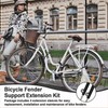 Wshxjzyay 4 Pieces Bike Fenders Support Frame Modification Extension Sleeve,