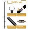 Derkniel 10 FT Outdoor String Light Pole Stand for Deck