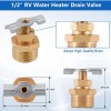 ATVPDKIKX0DER Dreyoo 2 Pack 1/2'' RV Water Heater Replacement Drain