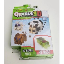 Qixels 3D Animal Ranch 300 3D Cubes Refill For Use With 3D Maker New Sealed