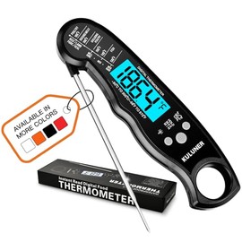 KULUNER Digital Meat Thermometer - Fast Waterproof Cooking Tool
