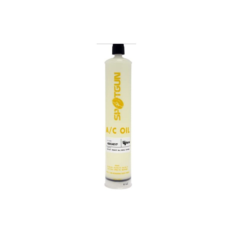 Uview UVW-488046YF Pag Oil Cartridge 1234yf, 46 Viscosity, 8oz-240ml