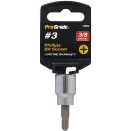 Pro-Grade 13863 3/8-Inch Drive with Phillips Bit Socket