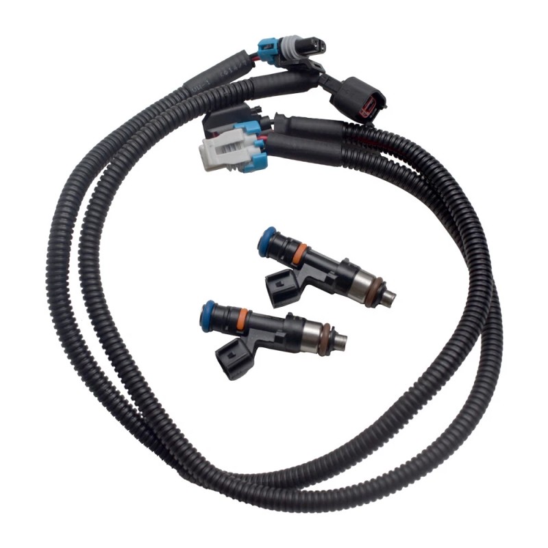 Unbranded 2x Fuel Injectors w/ Harness Fits Polaris Ranger 800