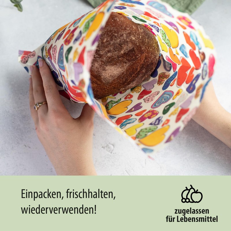 little bee fresh Organic Beeswax Cloth Large Bag from Germany