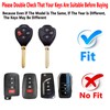 Yuebutor Key Fob Cover Case Compatible with Toyota Camry RAV4