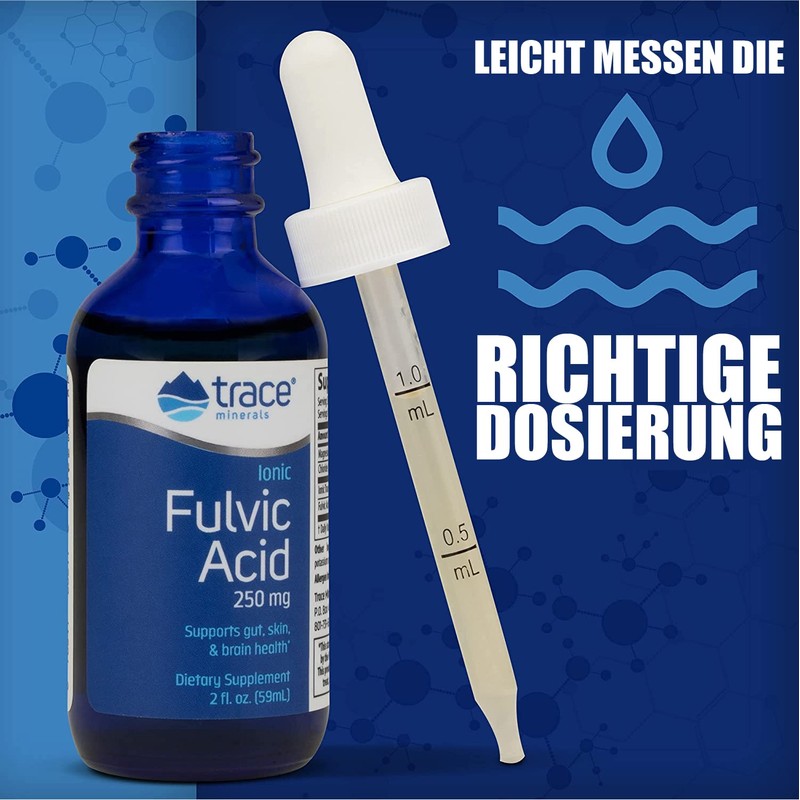 Trace Minerals Fulvic Acid | Liquid Ionic Fulvic Acid |
