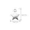 JCBIZ 60 piezas de colgante de estrella de cinco puntas
