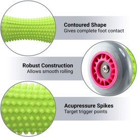 BEETIY Foot Massage Roller, Muscle Roller Stick for Plantar Fasciitis Muscle Roller Stick Perfect for Plantar Fasciitis Recovery, Wrists and Forearms Exercise, Arm Pain, Trigger Point