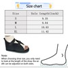 Siomlana Medical open-toe plaster shoe,Adjustable Walking Boots Recovery Cast Shoe
