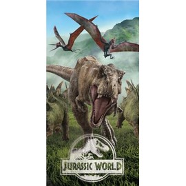 Jerry Fabrics Jurassic World Bath Towel Beach Towel 70 x 140 cm