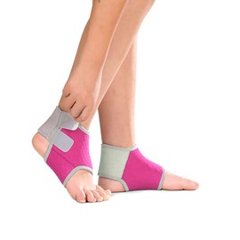 Child Ankle Support Boys Girls Ankle Brace Elastic Compression Ankle Strap Breathable Foot Wrap Protector for Sprained Ankle, Running, Cycling, Dancing, Skating, Skateboard, Basketball, 1 Pair