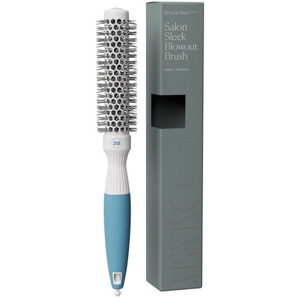 Small Round Brush for Precise Styling and Manageable Blowouts (0.75