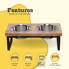 AASPIRE PETS Elevated Dog Bowls, 4” Small Dogs & Cats