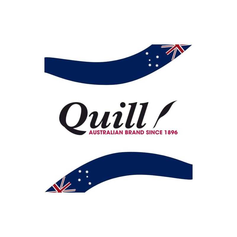 Quill A4 Bank Pad, 7-Hole Punched, Ruled, 60gsm, 90 Sheets,