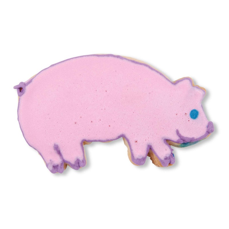Staedter Lucky Pig Cookie Cutter, Silver, 8 cm