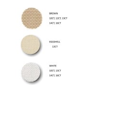 zweigart from Wichelt Imports 10,12, 13,14, 16  ct-Deluxe Mono Needlepoint Canvas-18"x40" $26.50 - 16/Brown