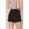ODODOS Modal Soft Wrap Mini Skorts with Pocket for Women