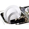 Neat-O Kitchen Steel Over Sink Dish Drying Rack with Cutlery