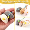 MarverFace Catnip Mouse Toys, 9 PCS Cat Toy Mouse and