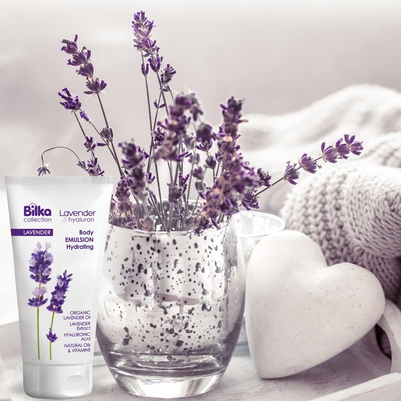 Bilka Collection Lavender & Hyaluron Body Emulsion Hydrating, Feuchtigkeitsspendend Körperlotion