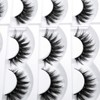 Eliace False Eyelashes Cat Eye-Lashes 3D Mink Lashes,Spiky Wispy Natural