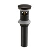 BWE Bathroom Sink Pop Up Drain Stopper with Overflow, Vessel