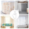 Curtain Hooks for Rails 34 mm, 50 Pieces Plastic Curtain