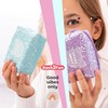 Back2Fun Uni Kinder Monedero Purpurina Blanco B2f Reisezubehör-Brieftasche, weiß