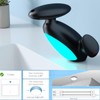 HEOUTY LED Bathroom Sink Faucet with Pull-Out Sprayer - 4