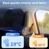 Car Rear Side Window Sunshade-2 Pack,Screen car Camping Trip,Breathable Soft